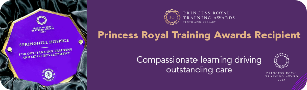 Princess royal training award plaque