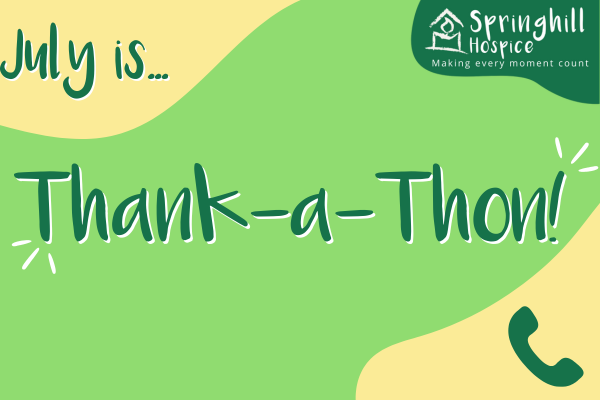 July is Thank-a-Thon month!