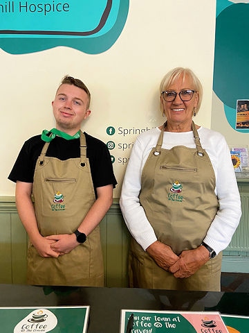 Icon Sports donates embroidered aprons to Coffee @ the Craven