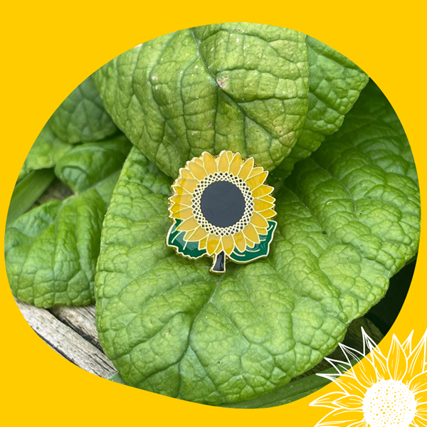 Pin Badge - Sunflower
