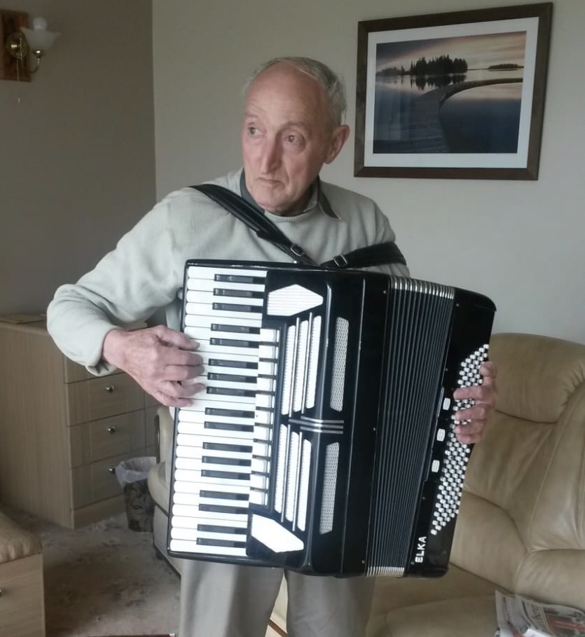 Dad and accordian