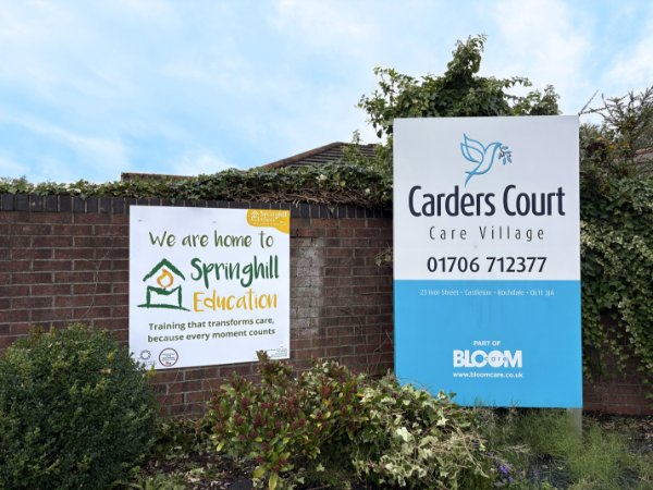 Google maps location of Carders Court