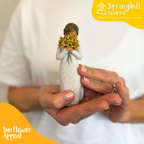 Sunflower Willow Tree Figure
