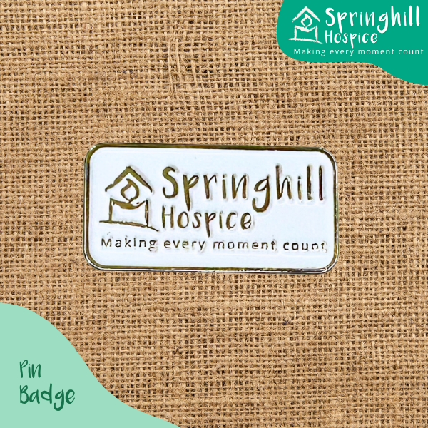 Springhill White Pin badge
